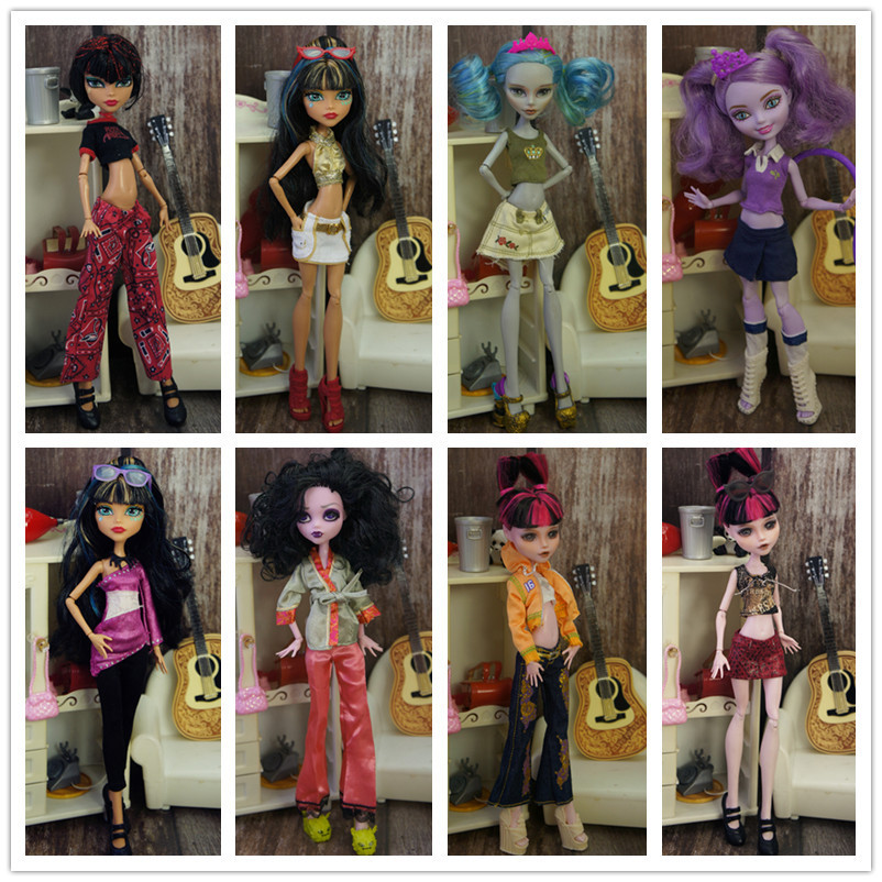 Roupas De Boneca De 9 Polegadas Para Monster High , Ever After Bratz Doll – Cabe Em Fantasia De Bonecas Da Moda "