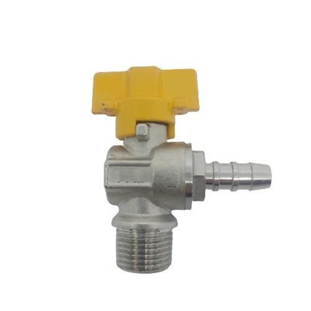 VALVULA ESFERA ANGULAR IVM GAS 1/2 M X 3/8 BM