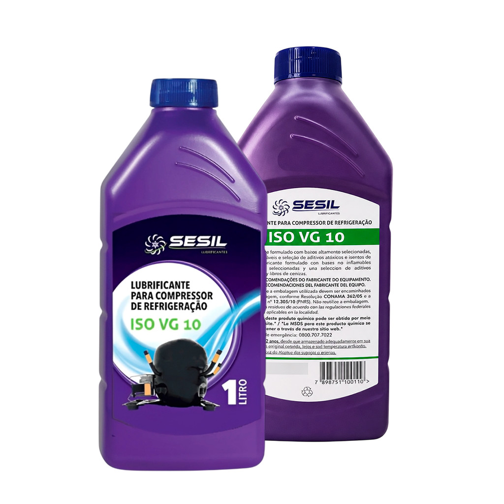 Oleo Iso Vg 10 Compressor 1/10 1/8 1/6 1/4 /15 R134 R600 R22