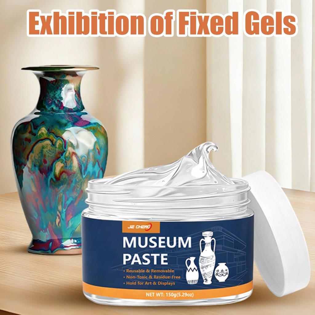 Museu Gel Removível Claro Forte Segurar Evitar Vibração Pasta Massa Cera Para Colecionáveis Antiguidades Artefatos Decor