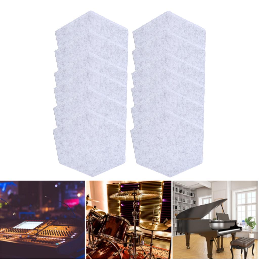 Painel de absorção de som espuma de isolamento acústico retardador de chama fácil instalação segura para casa