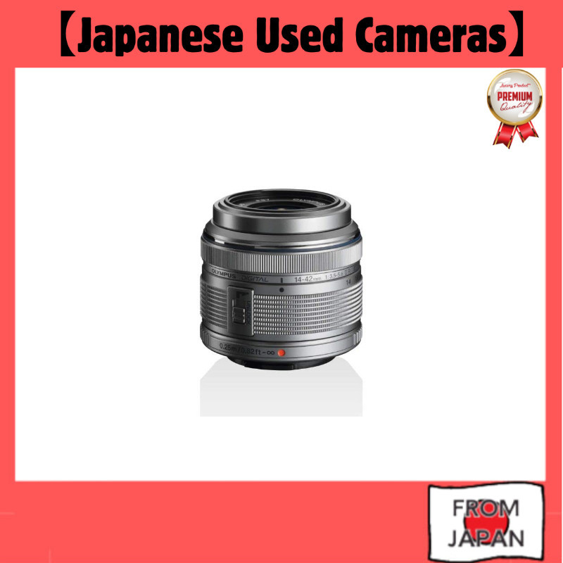 OLYMPUS Standard Zoom Lens M.ZUIKO DIGITAL 14-42mm F3.5-5.6 II R Silver  Pre-Owned GentlyUsed GoodCondition Used...