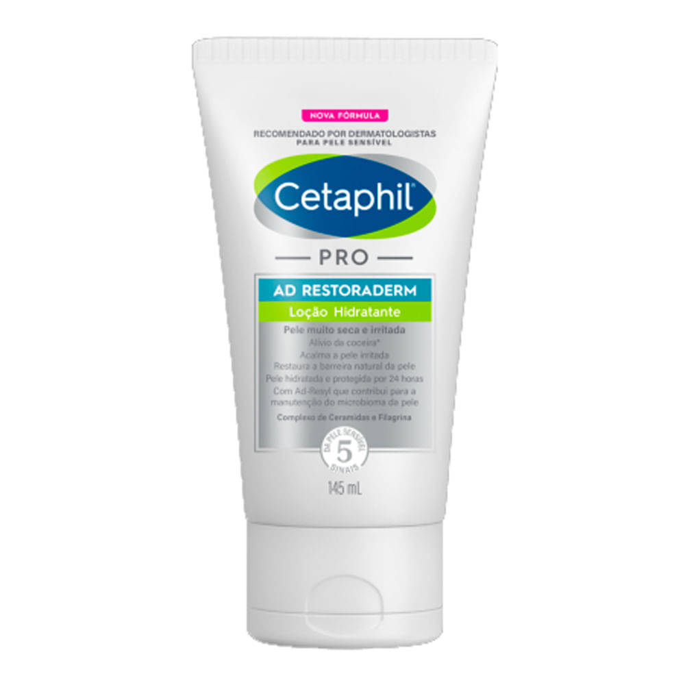Cetaphil Pro AD Restoraderm Loção Hidratante Pele Muito Seca e Irritada 145ml