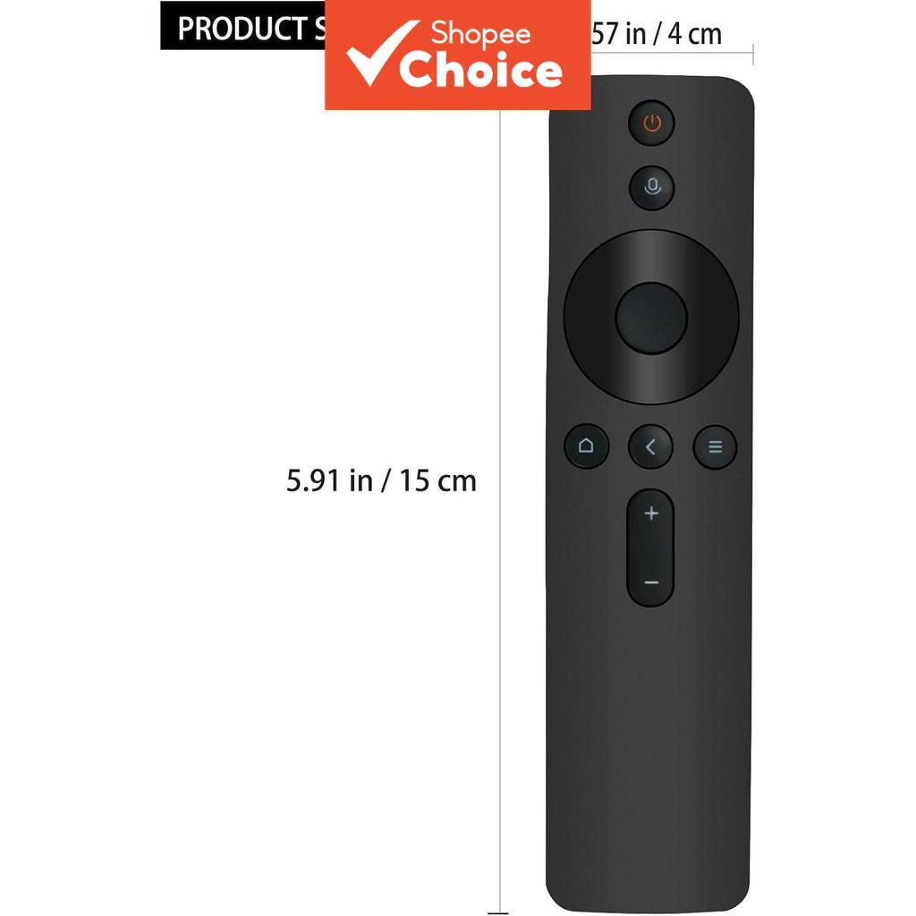 Novo Controle Remoto de Voz para Xiaomi Mi 3V TV-Box 4S (M18S) Mi TV Box 4 Mi Box 3 com Microfone