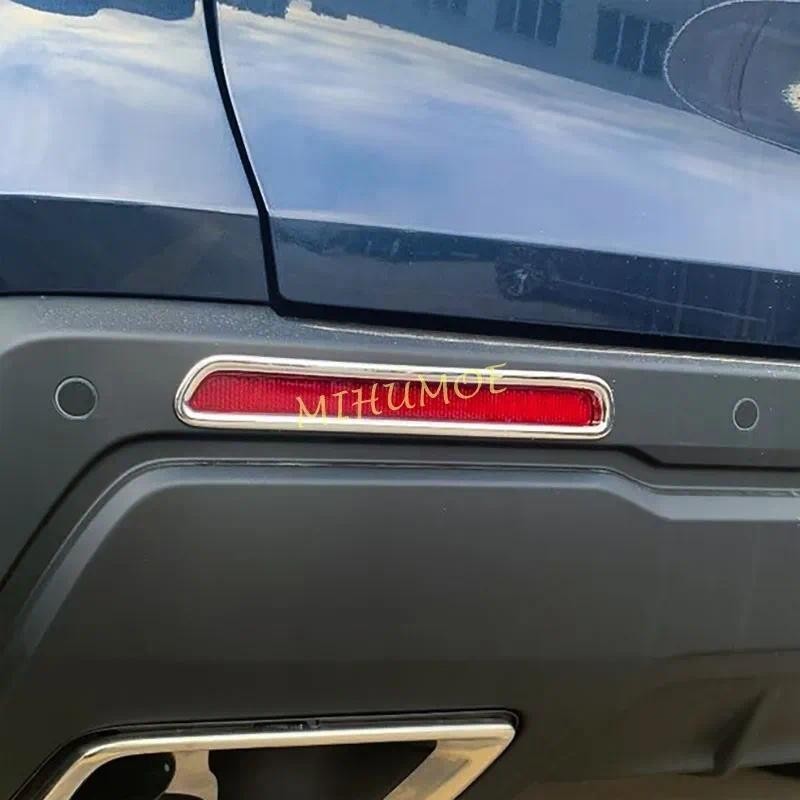 Chrome Traseiro Luz De Nevoeiro Capa Pára-Choques Refletor Guarnições Para Honda CR-V CRV 2023 2024 Peças De Automóvel D