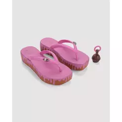 Plataforma Feminina Ipanema Pluma UP Boca Rosa