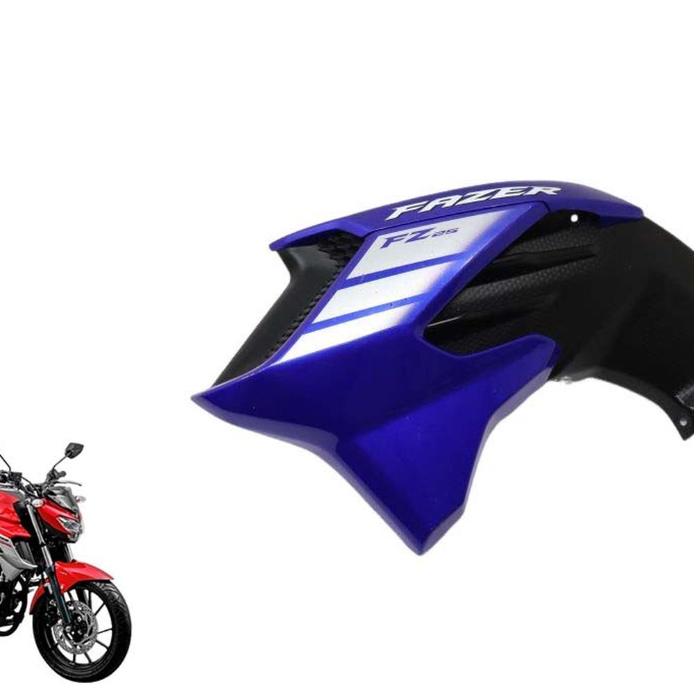 Aba Carenagem Esquerda Tanque Yamaha Fazer 250 22-24c/detalhe