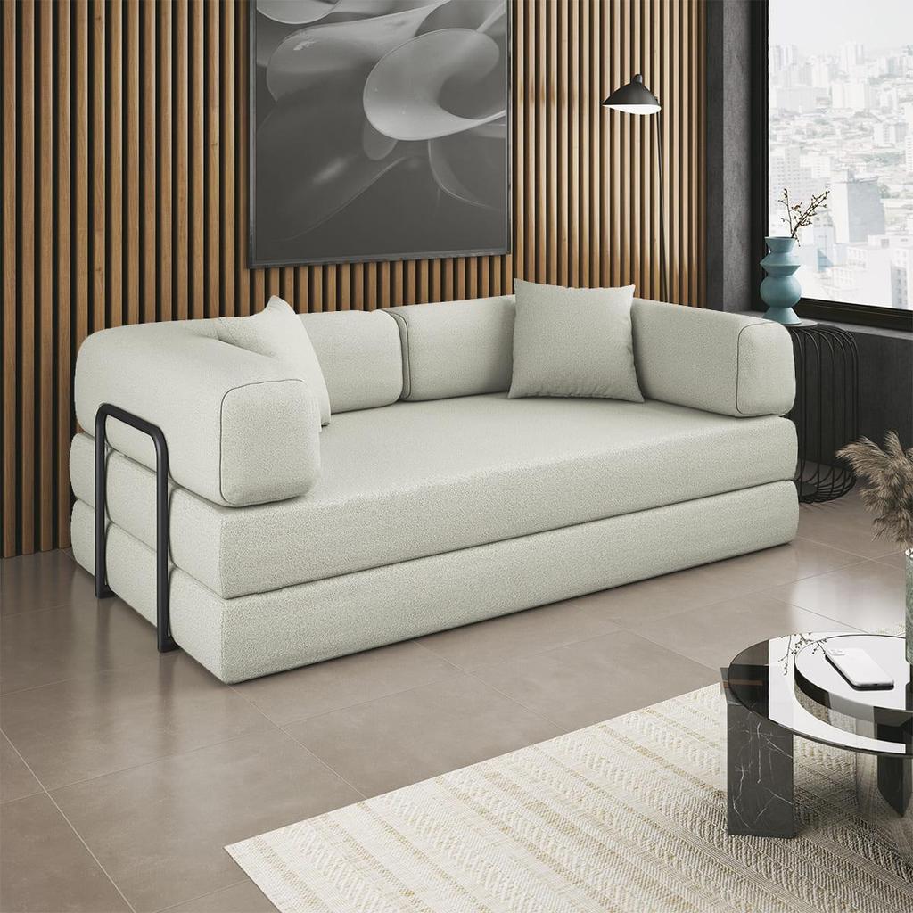 Colchão Sofá Cama 1,68mts CompactAir Embalado Vácuo Balaqui