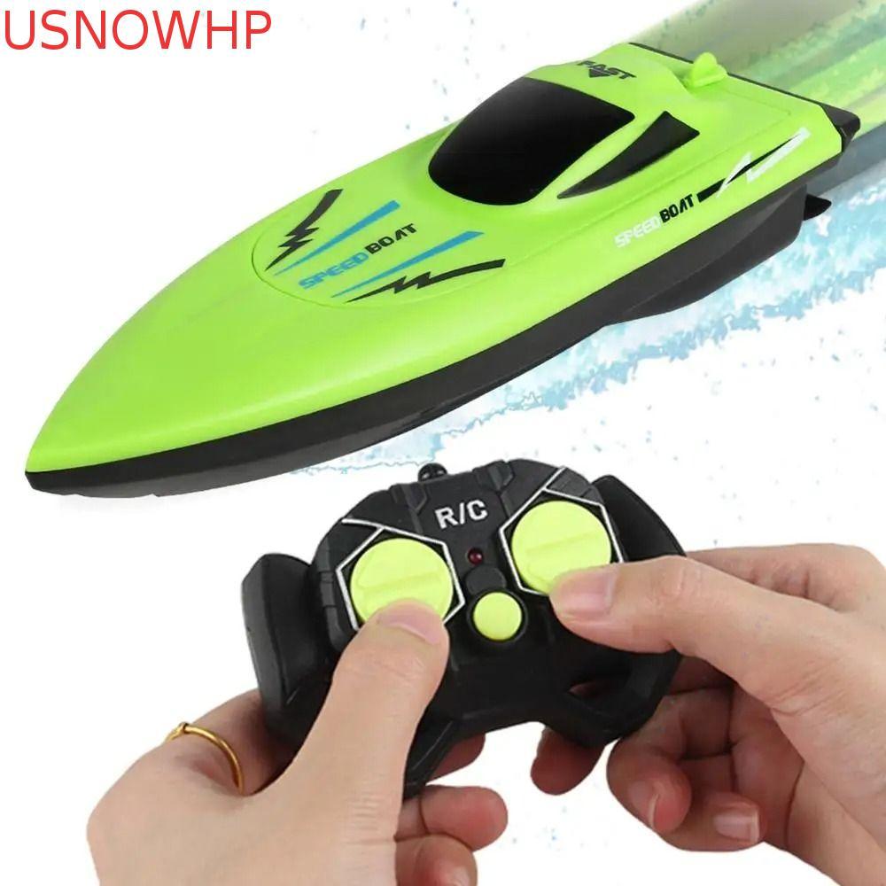Barco De Controle Remoto USNOWHP , À Vela , Barcos RC De Corrida De Longa Duração , Brinquedo De Lancha Sem Fio 2.4G De