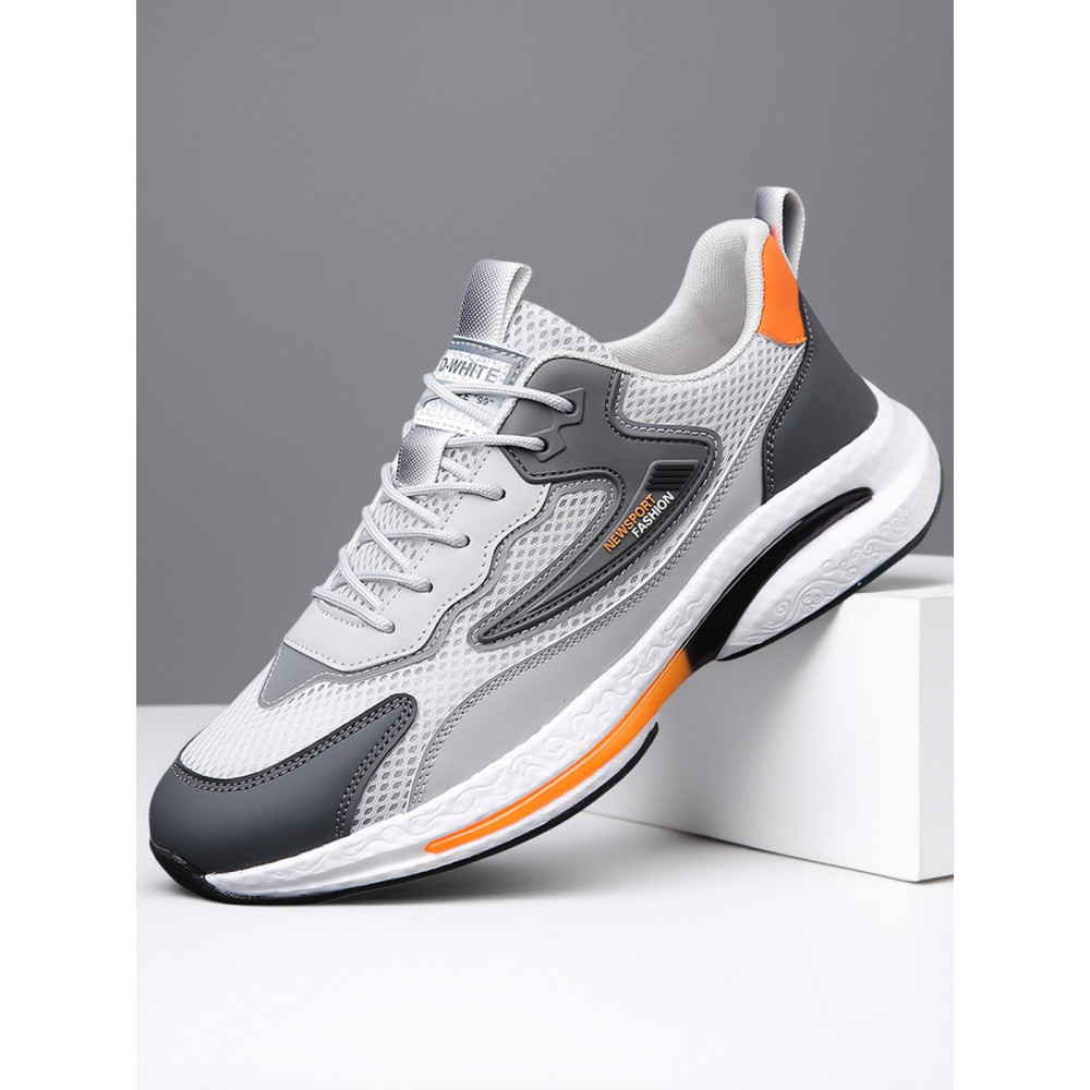 2026 verão novo estilo sapatos masculinos respirável sapatos esportivos casuais malha desodorante sapatos masculinos de