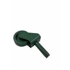 Conjunto Roda Ferro Giratória Com Suporte Jacaré Até 2 Ton Ribeiro