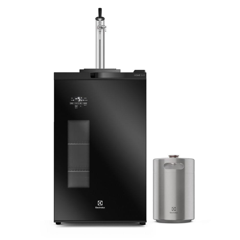 Cervejeira Home Bar Electrolux Frost Free 100L com Torre de Chopp e Barril Mini Keg 5L (EB10K)