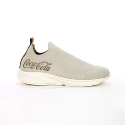 Tênis Coca Cola Nomad Bege - Feminino