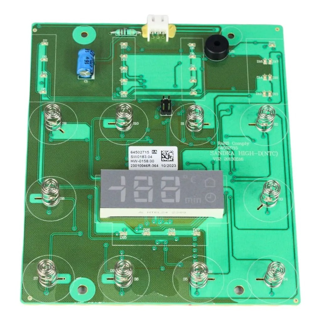 Placa Interface Electrolux Di80x Dfi80 Original 64502715
