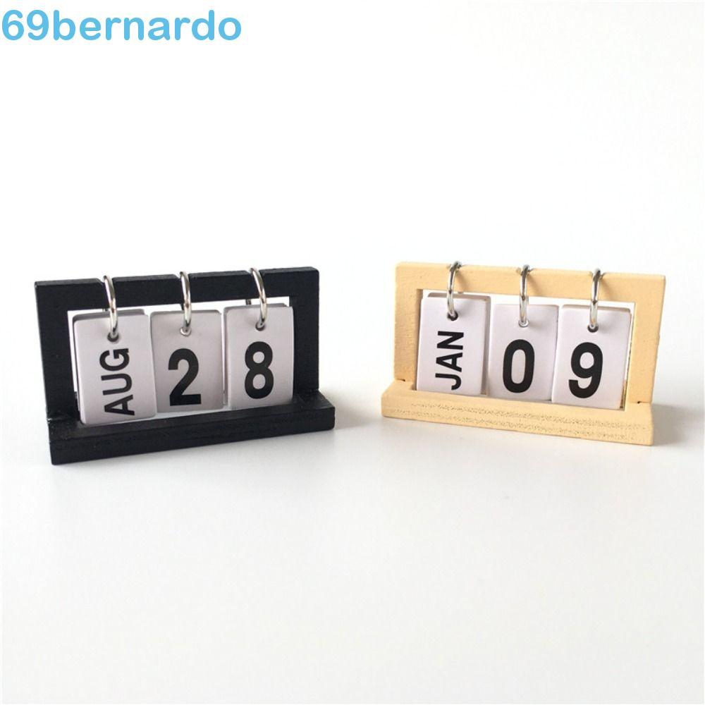 BERNARDO Mini Calendário , Decoração Criativa De Mesa De Escritório Pequena , Modelo De Simulação Bonecas De