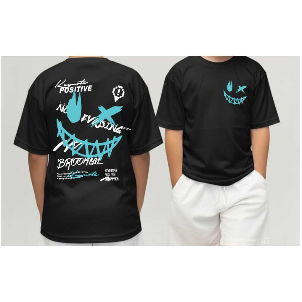 STREETGANG Camiseta Infantil Streetwear Malha 30.1 100% Algodão Camisa Estilosa Juvenil