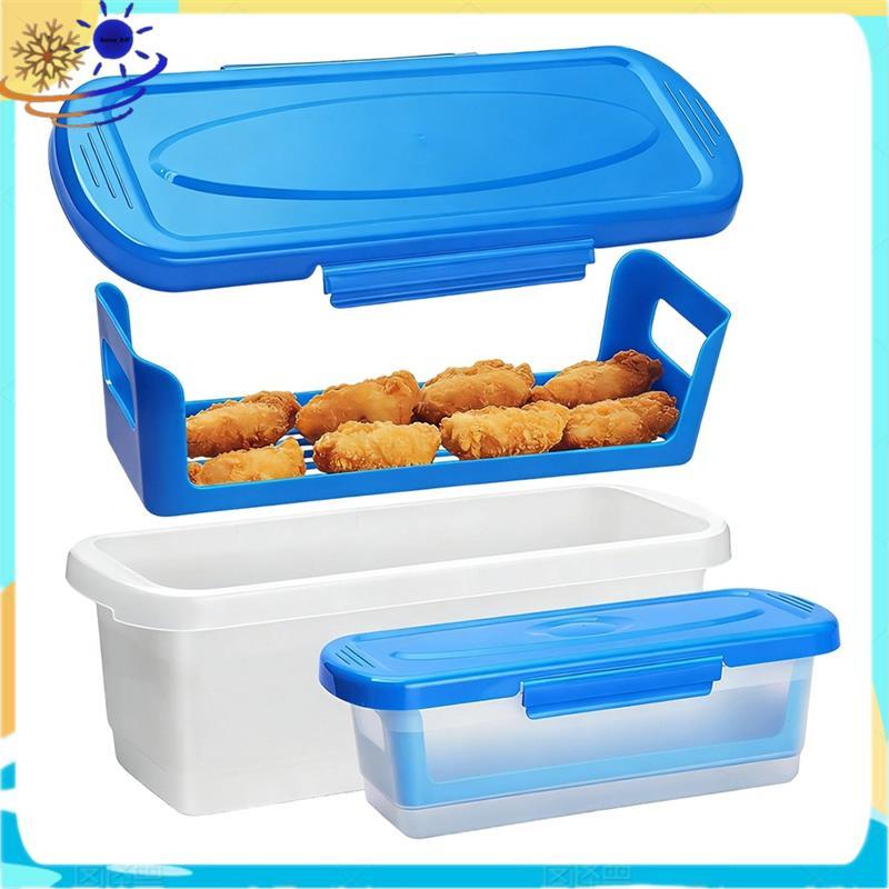 [Le's Shop] Tigela De Massa Com Tampa , Agitador De Peixe , Melhor Agitadora De Pão Bandeja , Tampas Shaker