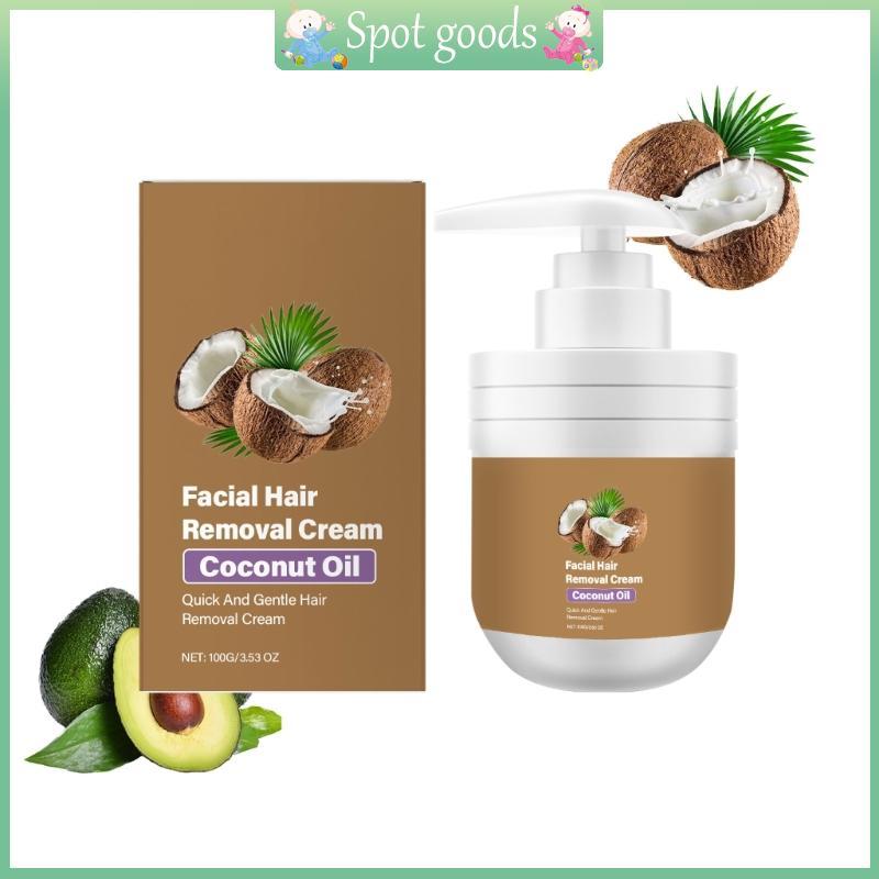 vivi Sensitive Skin Face Creme Depilatório Coco Perfumado Para Lip Chin Depilação E 3 52Oz