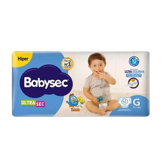 Fralda Babysec Hiper Galinha Pintadinha G 60 Unidades