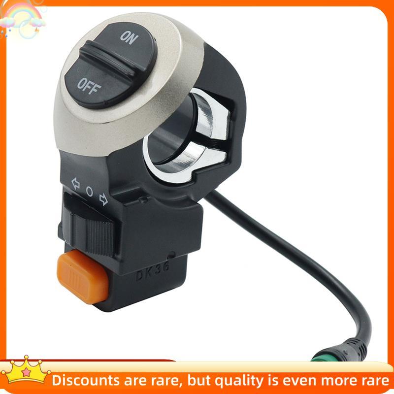 Ypdnew1 PCS Scooter Elétrico Lâmpada Frontal Sinal Buzina Ligar Luz Botão Interruptor De Bicicleta Elétrica De Plástico
