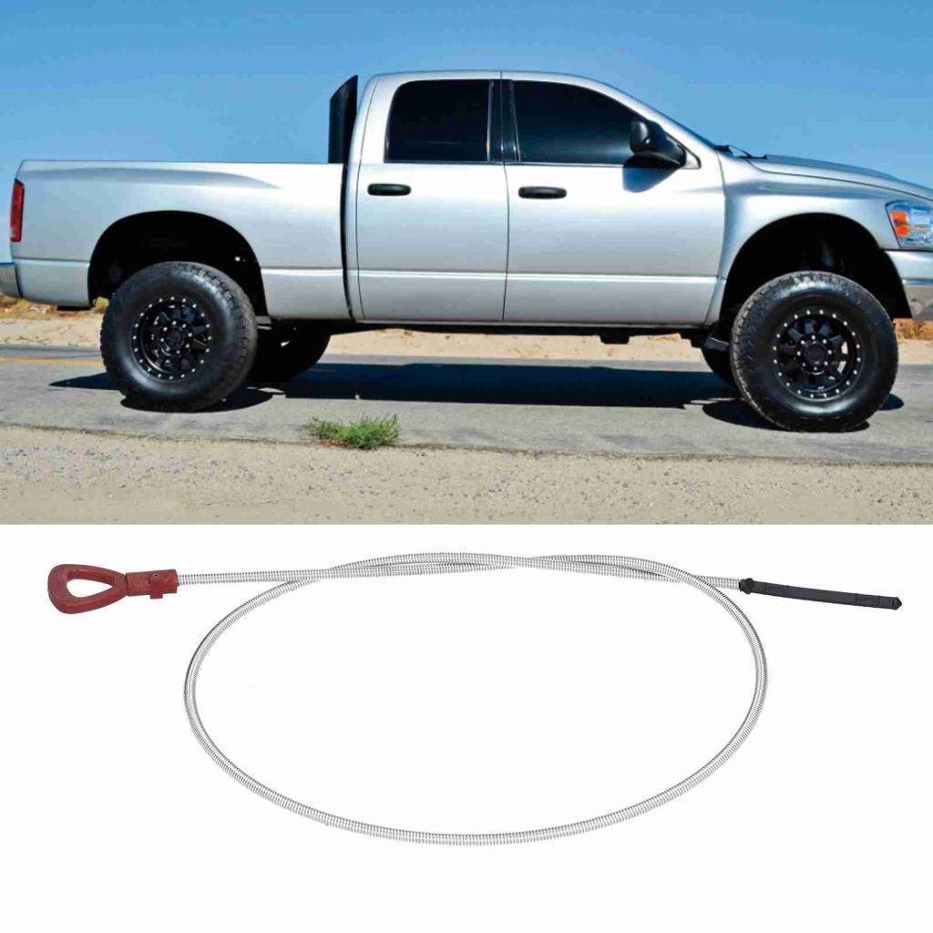Aumotop medidor flexível de nível de óleo de transmissão, para sprinter 2002-2015, carro de aço inoxidável preciso,
