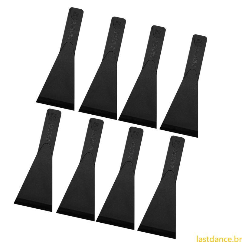 Las Pack 8 Raspadores Queijo Nylon Para Assar Espátulas Espalhando Alça Ergonômico Antiderrapante