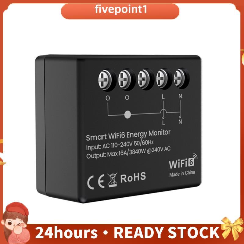 Tuya WiFi 6 16A Medidor De Energia Inteligente Interruptor Liga/Desliga Monitoramento Em Tempo Real Aviso Sobre A Bateri