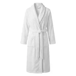 Roupão de Banho Feminino Microfibra Wolff Cloud G Branco Macio Suave Pós Banho Spa Inverno Casa Presente Namorada Esposa