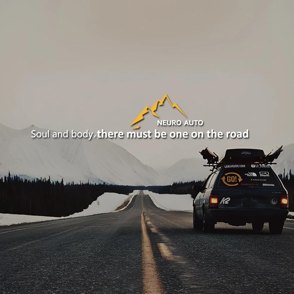 O Corpo E A Alma Estão Sempre Na Estrada , Viagens Em RV , Adesivos De Carro Para Veículos off-road Vinil À Prova D'água
