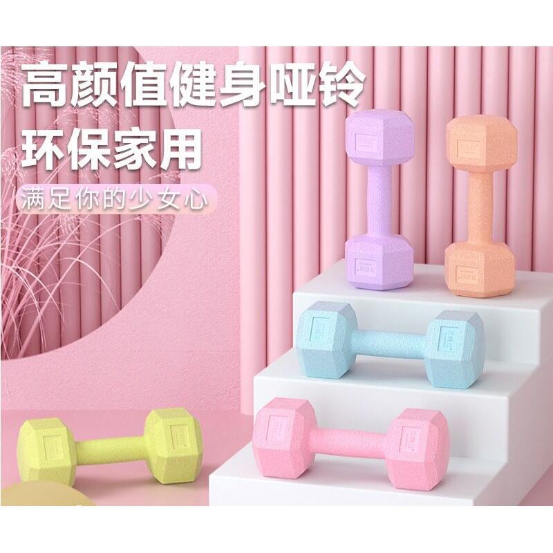 Haltere senhoras equipamentos de Fitness doméstico Barbell Kettlebell crianças feminino pequeno haltere 2KG par exercíci