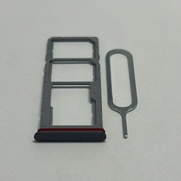 Gaveta Bandeja Slot Dual Chip Sim + Chave De Chip Para Poco C75 Preto