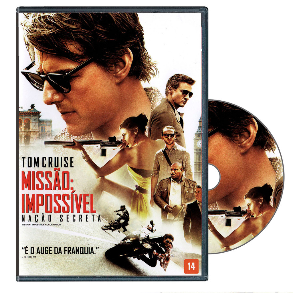 Dvd Missão Impossível 5: Nação Secreta