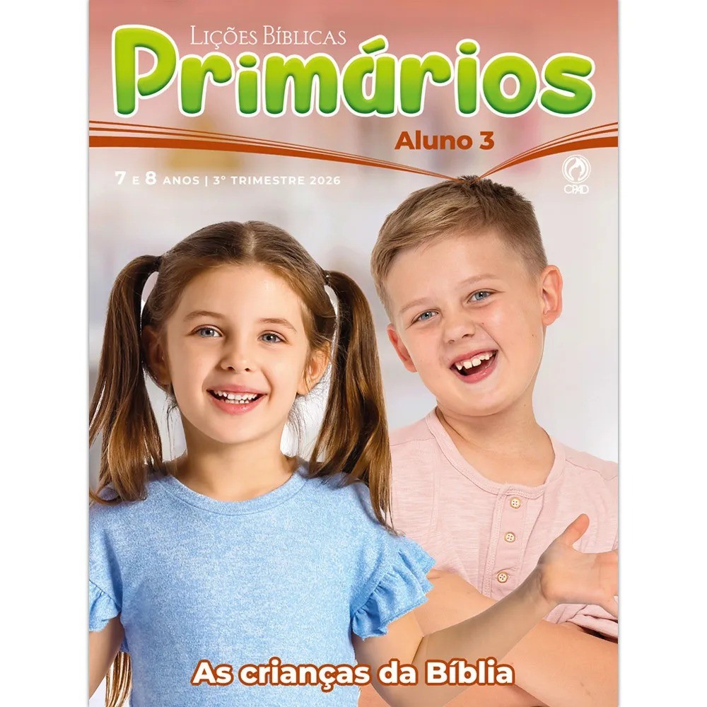 Revista Lições Bíblica Primários Aluno 3º Trimestre 2026