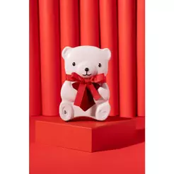 Lata Urso Coração Vermelho Presente Dia dos Namorados Biscoitê