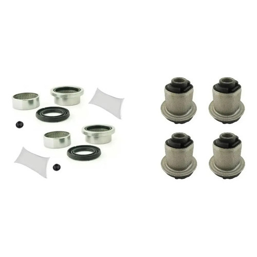 Kit Rolamento Eixo Traseiro +bucha Agregado Peugeot 206 207