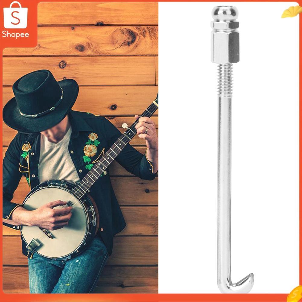 audiohome01.br ACAGALA 24 peças ganchos banjo peças cromadas de metal prateado acessórios para instrumentos musicais
