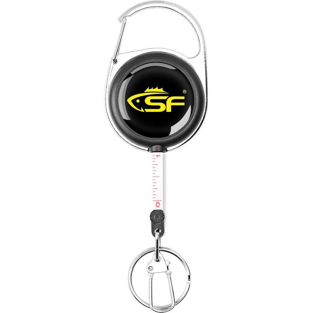 Retrator SF Fly Fishing Zinger com Fita Métrica Retrátil para Pescadores, Suporte para Ferramentas e Equipamentos, Combo