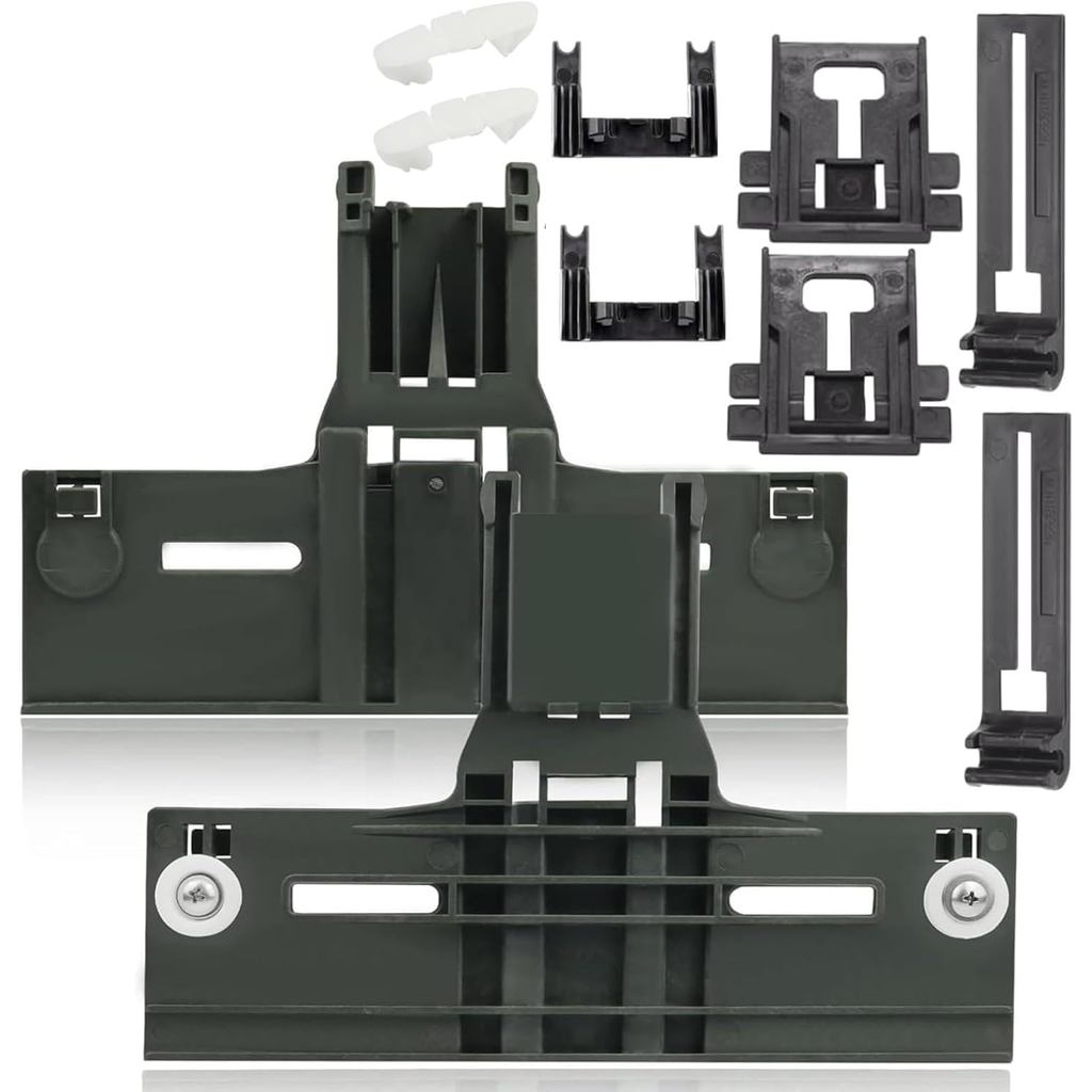 Peças atualizadas para o rack superior da lava-louças W10350376, compatíveis com lava-louças Whirlpool, Kenmore e Kitche