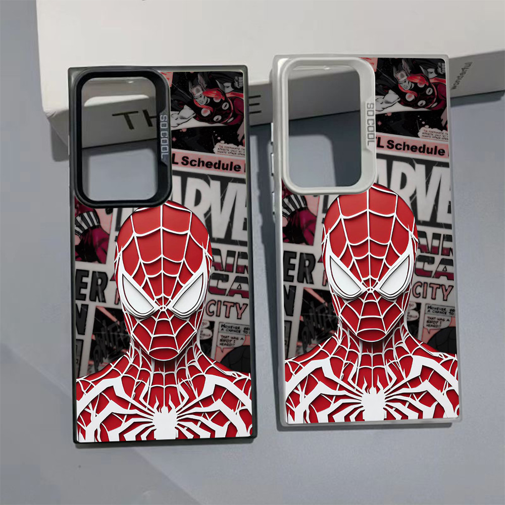 Capa Celular Samsung Galaxy S24 S23 Ultra A14 A15 A24 A25 A34 A35 A54 A55 - Spider Man 3D Marvel Translúcida Resistente