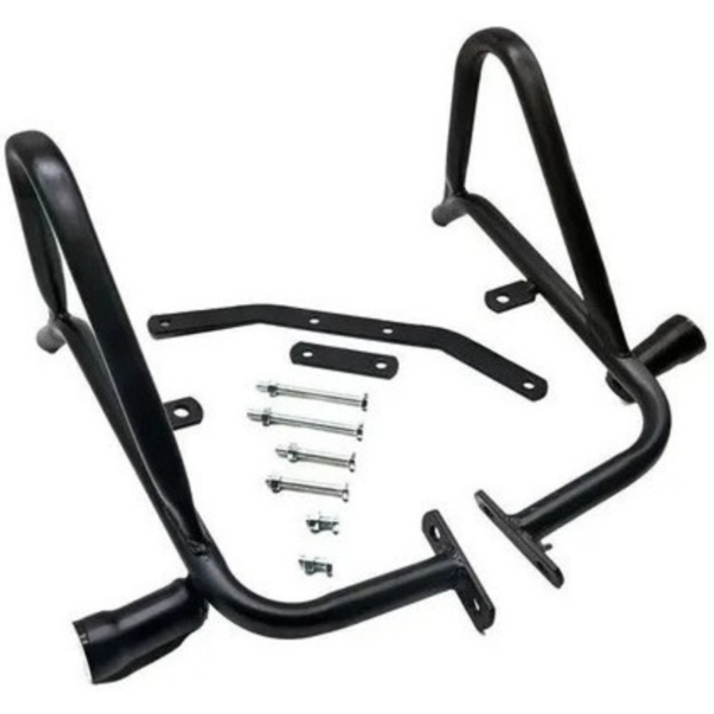 PROTETOR DE CARENAGEM FAZER E FACTOR 150 COM SLIDER PRETO AURORENSE