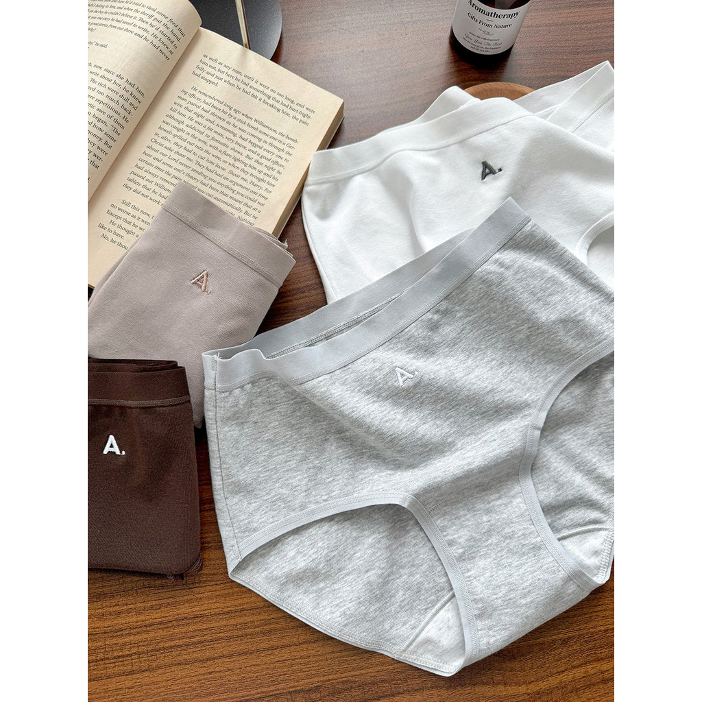 Proteção ambiental Natural ~ classe A roupa interior de algodão do bebê feminino algodão puro 7A antibacteriano 0 cuecas