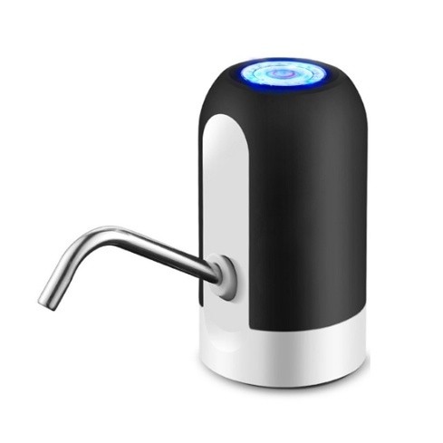 Bomba Elétrica Universal com Carregamento USB para Galão Garrafão de Água Led Cozinha Domestico Casa
