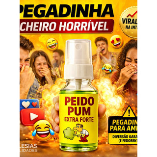 Perfume de Peido Spray de  Pum Pegadinha Super Forte - Zoação Garantida - Pegadinha - Trolagem TikTok