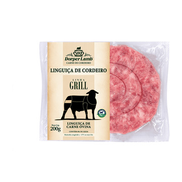 Linguiça de Cordeiro Linha Grill Dorper Lamb VPJ 200g