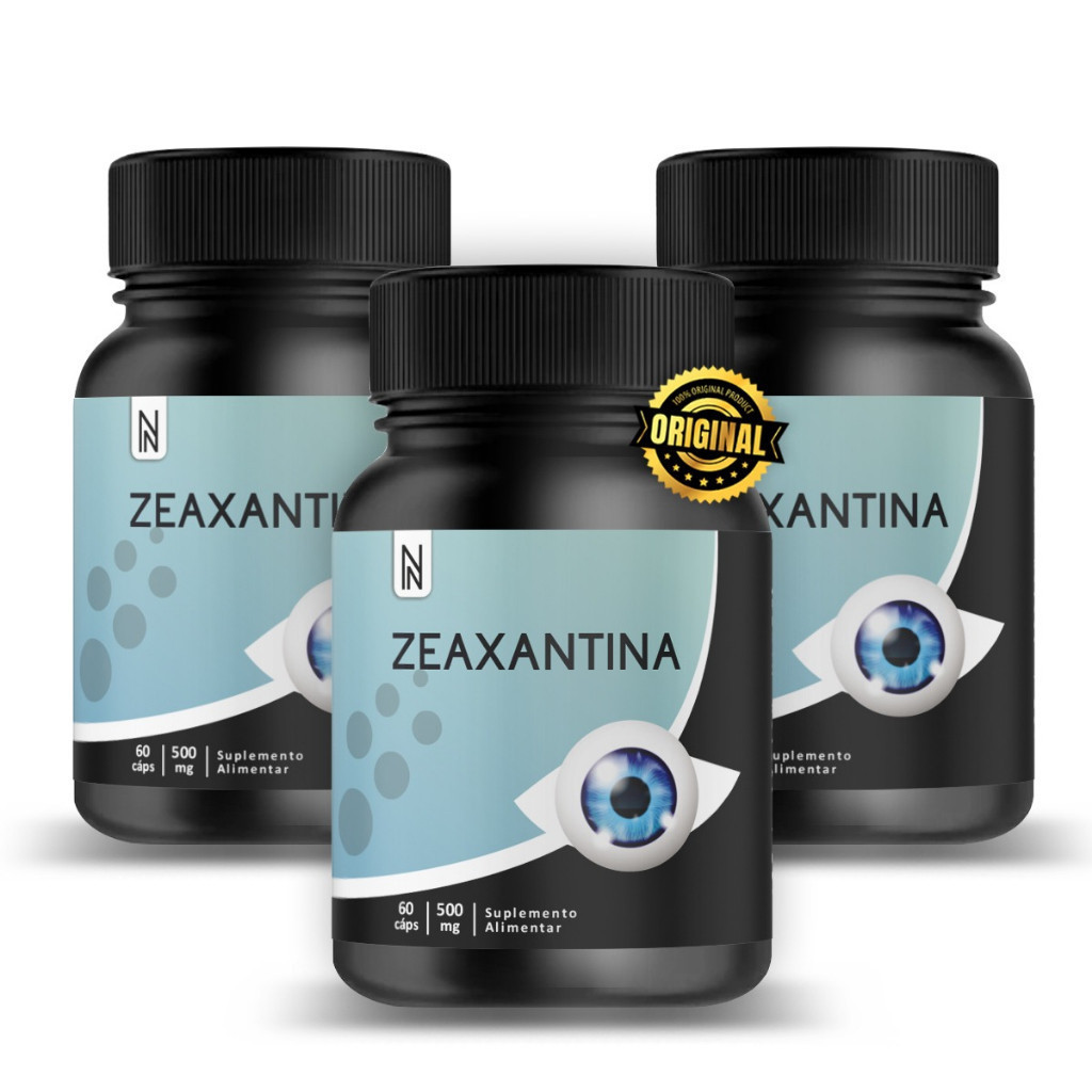KIT 3X Zeaxantina 60CápsNATURALLY