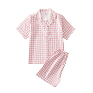 Verão Muji puro algodão algodão dupla camada fio Shorts de manga curta bom produto pijamas Homewear terno confortável re
