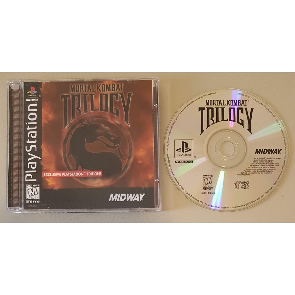 PS1 - Mortal Kombat Trilogy MK - Leia a descrição