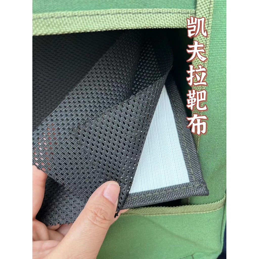 Acessórios de caixa de alvo de estilingue engrossado 38 * 38 pano de alvo de Kevlar durável pano silenciador Anti-desgas