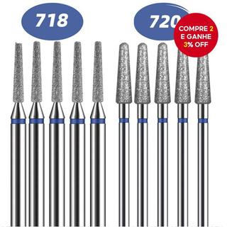 Conjunto de Brocas de Diamante Kit-5/10PCS 3/32 Estilo 718/720 para Máquina Elétrica de M…