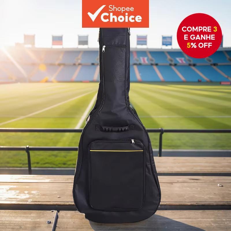 Miwayer 41 Polegadas Bolsa de Violão Acústico Portátil, Tecido Oxford Impermeável Resistente a Rasgos, Alças Duplas